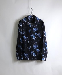 Confirm / コンファーム 総柄プリント長袖オープンカラーシャツ