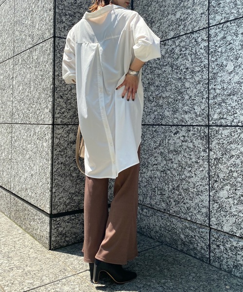 prose verse(プロズヴェール)の「テレコリブセンタースリットカットパンツ(その他パンツ・レディース・モカ/ブラック/グレイッシュベージュ/グリーン・フリ-)」の16枚目の写真