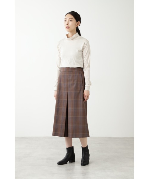 human woman(ヒューマンウーマン)の「Wクラシックチェック(スカート・レディース・クリアブラウン/イエロー系その他4・SMALL/MEDIUM)」の7枚目の写真