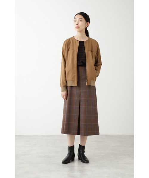 human woman(ヒューマンウーマン)の「Wクラシックチェック(スカート・レディース・クリアブラウン/イエロー系その他4・SMALL/MEDIUM)」の9枚目の写真