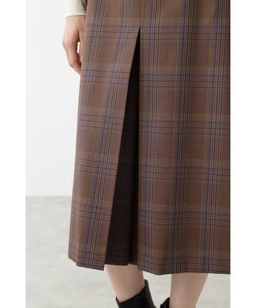 human woman(ヒューマンウーマン)の「Wクラシックチェック(スカート・レディース・クリアブラウン/イエロー系その他4・SMALL/MEDIUM)」の8枚目の写真