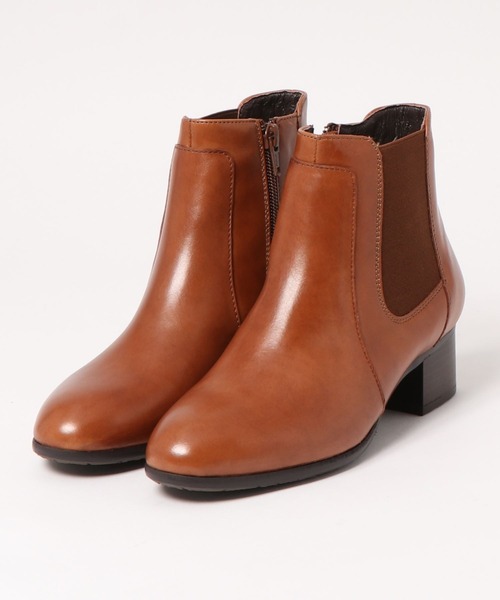 cava cava（サヴァサヴァ）の「〈cava cava (サヴァサヴァ)〉サイドゴアショートブーツ（ブーツ・レディース・ブラック/グレー/ライトブラウン・23.5cm/23.0cm/24.5cm/24.0cm/22.5cm）」の3枚目の写真