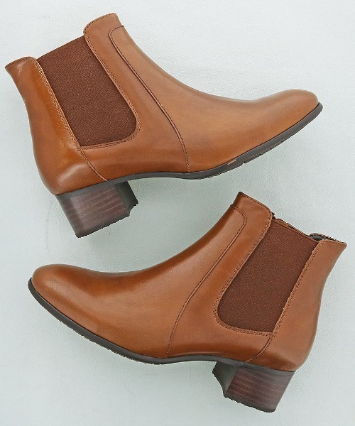 cava cava（サヴァサヴァ）の「〈cava cava (サヴァサヴァ)〉サイドゴアショートブーツ（ブーツ・レディース・ブラック/グレー/ライトブラウン・23.5cm/23.0cm/24.5cm/24.0cm/22.5cm）」の10枚目の写真