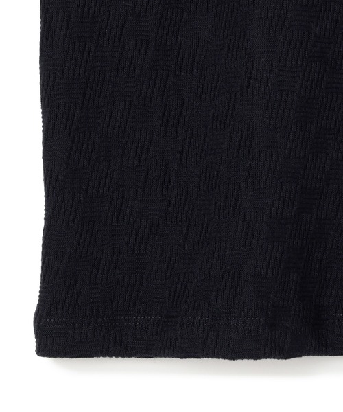MEN'S BIGI(メンズビギ)の「【SOLATINA(ソラチナ)】マルチジャガード カットソー(Tシャツ/カットソー・メンズ・ネイビー/ホワイト/ブラック/ボルドー・02/03/01)」の6枚目の写真
