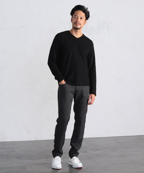 MEN'S BIGI(メンズビギ)の「【SOLATINA(ソラチナ)】マルチジャガード カットソー(Tシャツ/カットソー・メンズ・ネイビー/ホワイト/ブラック/ボルドー・02/03/01)」の11枚目の写真