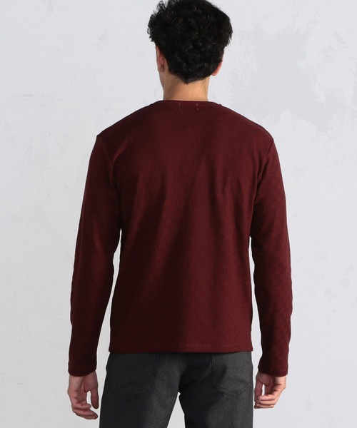 MEN'S BIGI(メンズビギ)の「【SOLATINA(ソラチナ)】マルチジャガード カットソー(Tシャツ/カットソー・メンズ・ネイビー/ホワイト/ブラック/ボルドー・02/03/01)」の18枚目の写真