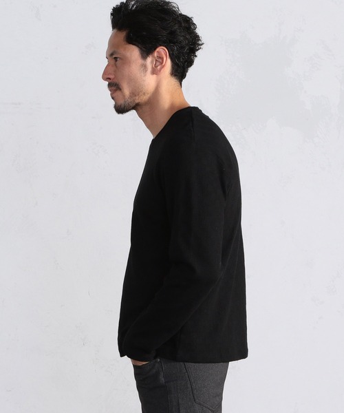 MEN'S BIGI(メンズビギ)の「【SOLATINA(ソラチナ)】マルチジャガード カットソー(Tシャツ/カットソー・メンズ・ネイビー/ホワイト/ブラック/ボルドー・02/03/01)」の19枚目の写真