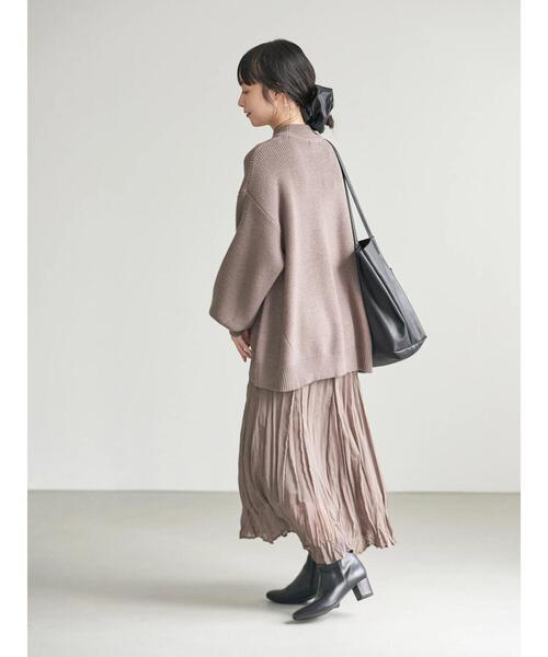 earth music&ecology（アースミュージックアンドエコロジー）の「フェイクレザービッグシュシュ　＊（その他ヘアアクセサリー・レディース・ブラック/アイボリー/モカ/ピンクベージュ・FREE）」の14枚目の写真