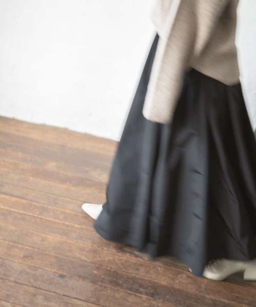 rectangle（レクタングル）の「タフタロングスカート（スカート・レディース・ブラック/ブラウン/ベージュ・FREE）」の13枚目の写真