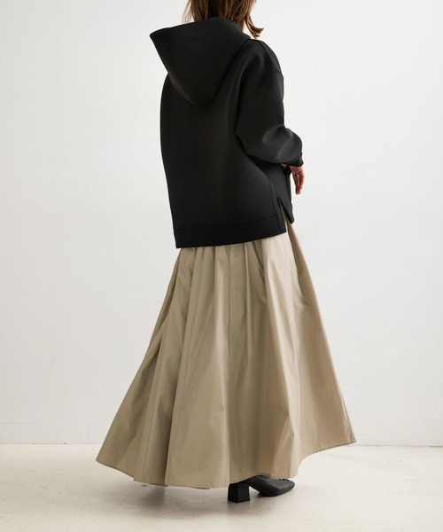 rectangle（レクタングル）の「タフタロングスカート（スカート・レディース・ブラック/ブラウン/ベージュ・FREE）」の5枚目の写真