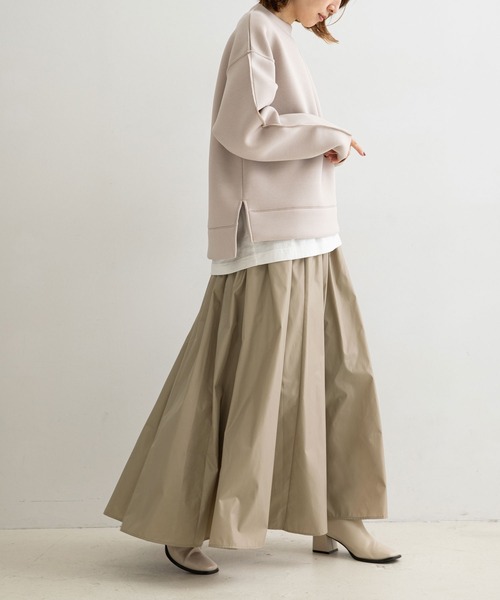 rectangle（レクタングル）の「タフタロングスカート（スカート・レディース・ブラック/ブラウン/ベージュ・FREE）」の6枚目の写真