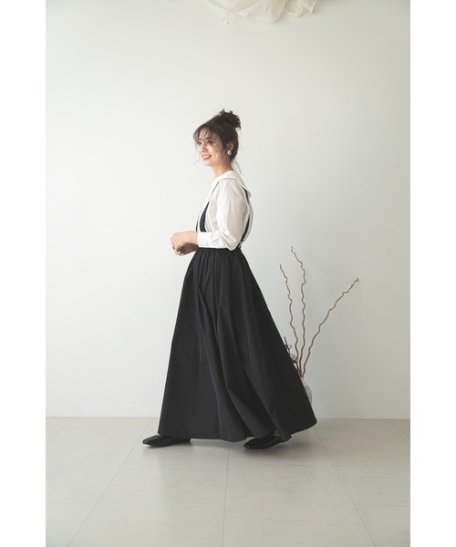 rectangle（レクタングル）の「タフタロングスカート（スカート・レディース・ブラック/ブラウン/ベージュ・FREE）」の7枚目の写真