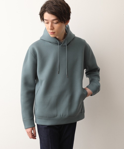 JUNRED(ジュンレッド)の「ダンボールニットプルパーカー(パーカー・メンズ・ライトグレー/グリーン系その他/ライトベージュ・LL/M/L)」の7枚目の写真