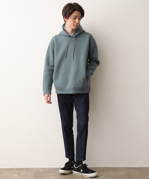 JUNRED(ジュンレッド)の「ダンボールニットプルパーカー(パーカー・メンズ・ライトグレー/グリーン系その他/ライトベージュ・LL/M/L)」の18枚目の写真