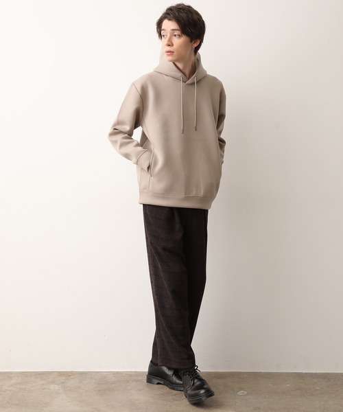 JUNRED(ジュンレッド)の「ダンボールニットプルパーカー(パーカー・メンズ・ライトグレー/グリーン系その他/ライトベージュ・LL/M/L)」の8枚目の写真