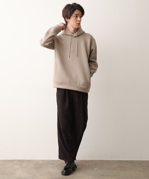 JUNRED(ジュンレッド)の「ダンボールニットプルパーカー(パーカー・メンズ・ライトグレー/グリーン系その他/ライトベージュ・LL/M/L)」の21枚目の写真