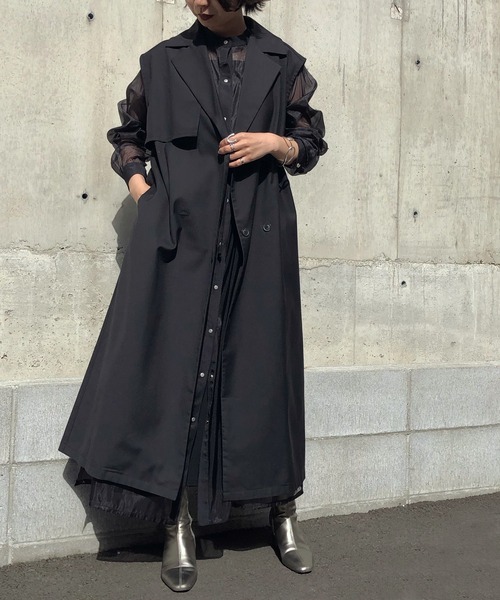 【&g'aime】トレンチライクジレコート
