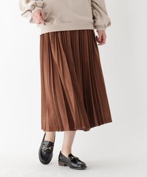 BASECONTROL（ベースコントロール）の「◆スエードタッチ プリーツスカート【WEB限定】（スカート）」