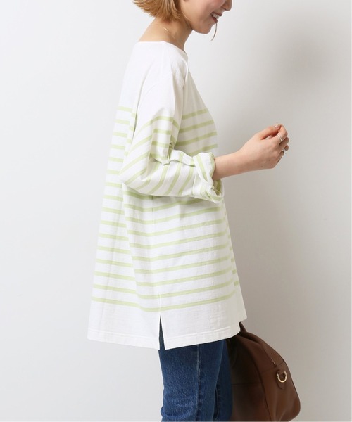 Spick & Span（スピックアンドスパン）の「【Le minor】ベーシックオーバーサイズドプルオーバー◆（Tシャツ/カットソー・レディース・ブルー/ライトグリーン/グレー/ピンク・FREE）」の15枚目の写真