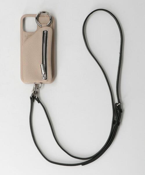 ajew（エジュー）の「＜AJEW＞CADENAS ジップ ストラップ iPhone 12/12 Proケース ∴（スマホケース/カバー・レディース・ベージュ/ライトブルー/ブラック/ライラック/ブラウン/ダークグレー/ケリー/パープル/コバルトブルー/オフホワイト・FREE）」の6枚目の写真
