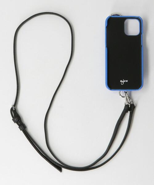ajew iPhone12/12proケース　ストラップセット 12/12pro対応】エジュー ajew 通販 drawstring case ひも付き