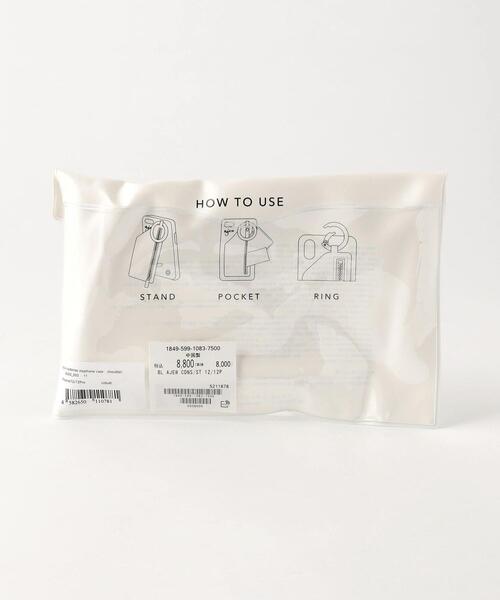 ajew（エジュー）の「＜AJEW＞CADENAS ジップ ストラップ iPhone 12/12 Proケース ∴（スマホケース/カバー・レディース・ベージュ/ライトブルー/ブラック/ライラック/ブラウン/ダークグレー/ケリー/パープル/コバルトブルー/オフホワイト・FREE）」の17枚目の写真