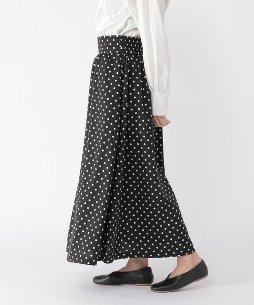 studio CLIP（スタディオクリップ）の「《高山都さんコラボ》ココロとカラダまっすぐスカート（スカート・レディース・ブラック/ブラウン/レオパード/ドット・MEDIUM/LARGE）」の7枚目の写真