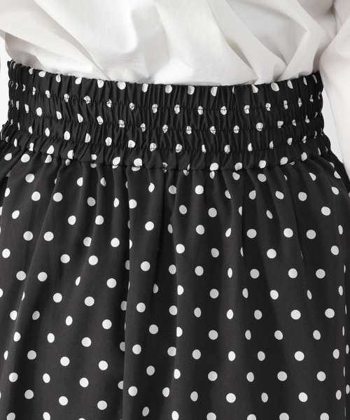 studio CLIP（スタディオクリップ）の「《高山都さんコラボ》ココロとカラダまっすぐスカート（スカート・レディース・ブラック/ブラウン/レオパード/ドット・MEDIUM/LARGE）」の8枚目の写真