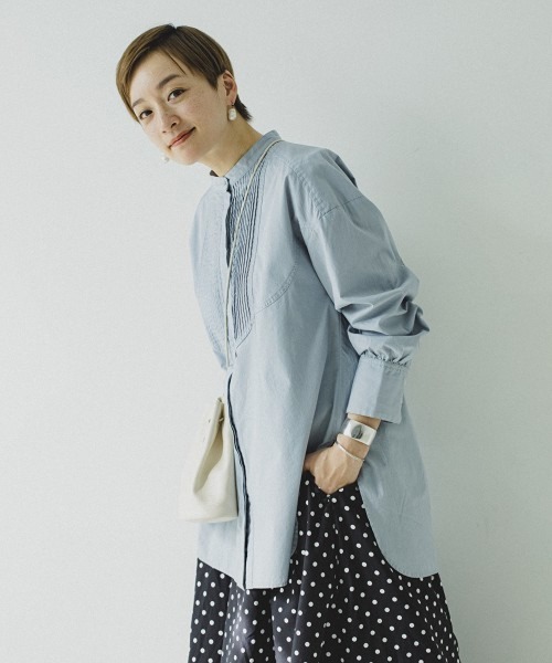 studio CLIP（スタディオクリップ）の「《高山都さんコラボ》ココロとカラダまっすぐスカート（スカート・レディース・ブラック/ブラウン/レオパード/ドット・MEDIUM/LARGE）」の5枚目の写真