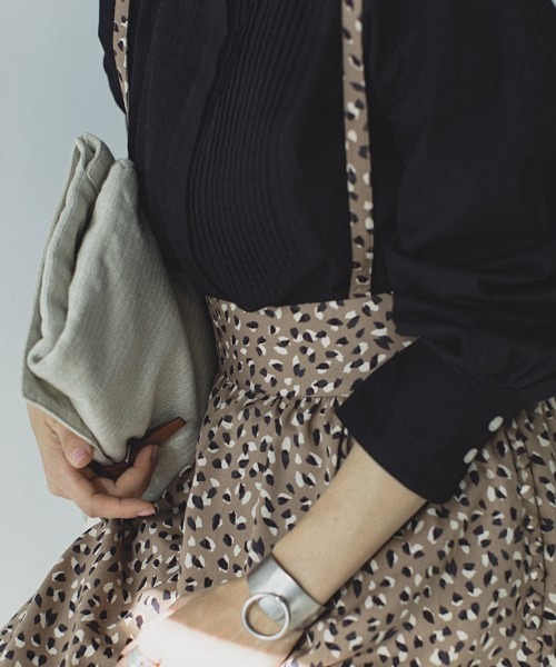 studio CLIP（スタディオクリップ）の「《高山都さんコラボ》ココロとカラダまっすぐスカート（スカート・レディース・ブラック/ブラウン/レオパード/ドット・MEDIUM/LARGE）」の17枚目の写真