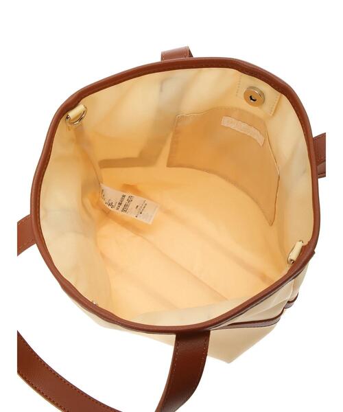 earth music&ecology（アースミュージックアンドエコロジー）の「切り替え2Wayトートバッグ　＊（トートバッグ・レディース・ネイビー/クリーム/ベージュ・FREE）」の21枚目の写真