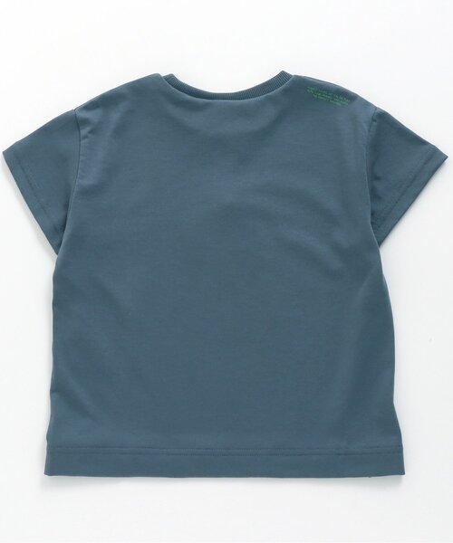 BREEZE（ブリーズ）の「ビッグシルエット無地Ｔシャツ_吸水速乾（Tシャツ/カットソー・キッズ・グリーン/ベージュ/マスタード/レインボー/チャコール/ブルー・100/110/150/130/90/140/120）」の14枚目の写真