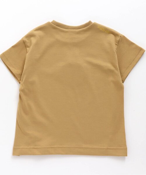 BREEZE（ブリーズ）の「ビッグシルエット無地Ｔシャツ_吸水速乾（Tシャツ/カットソー・キッズ・グリーン/ベージュ/マスタード/レインボー/チャコール/ブルー・100/110/150/130/90/140/120）」の11枚目の写真