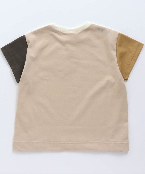 BREEZE（ブリーズ）の「ビッグシルエット無地Ｔシャツ_吸水速乾（Tシャツ/カットソー・キッズ・グリーン/ベージュ/マスタード/レインボー/チャコール/ブルー・100/110/150/130/90/140/120）」の10枚目の写真