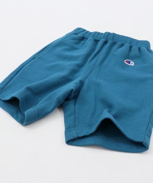 Champion(チャンピオン)の「【Champion/チャンピオン】キッズ ベーシック スウェットショーツ(スウェットパンツ・キッズ・ネイビー/オフホワイト/ベージュ/グレー/ブラック/ブルー・130/160/100/120/110/140/150)」の11枚目の写真
