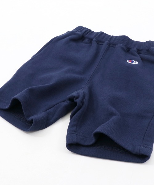 Champion(チャンピオン)の「【Champion/チャンピオン】キッズ ベーシック スウェットショーツ(スウェットパンツ・キッズ・ネイビー/オフホワイト/ベージュ/グレー/ブラック/ブルー・130/160/100/120/110/140/150)」の15枚目の写真