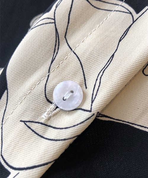 c.u.l（シーユーエル）の「【c.u.l:w】レトロフラワー花柄シャツ culw27（シャツ/ブラウス・レディース・ブラック・L/M）」の19枚目の写真