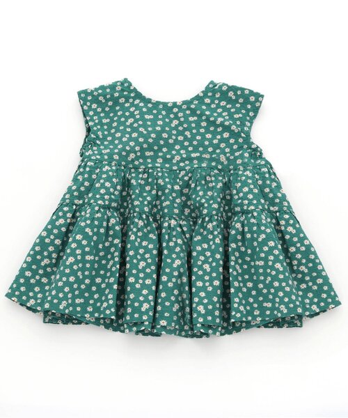 BREEZE（ブリーズ）の「花柄ティアードチュニック（チュニック・キッズ・ターコイズブルー/イエロー/ピンク・110/120/100/90/130/80/140）」の10枚目の写真