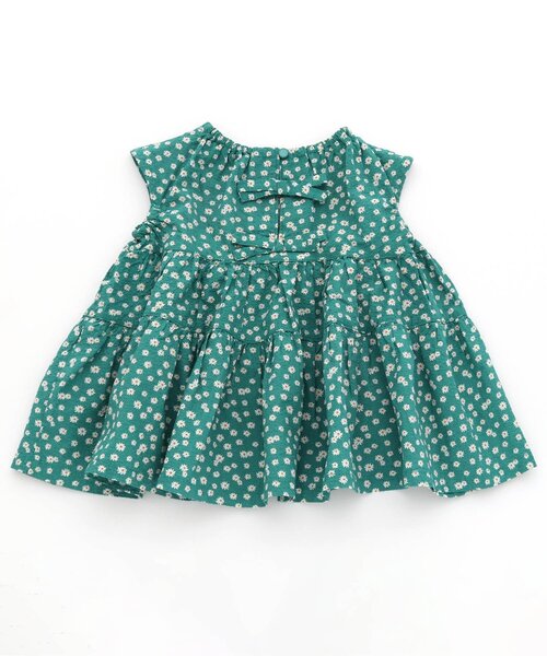 BREEZE（ブリーズ）の「花柄ティアードチュニック（チュニック・キッズ・ターコイズブルー/イエロー/ピンク・110/120/100/90/130/80/140）」の18枚目の写真