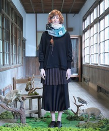 【bedsidedrama】ネックウォーマー ベッドサイドドラマ 23AW 新品 bedsidedrama（ベットサイドドラマ）の「bedsidedrama/ベッド
