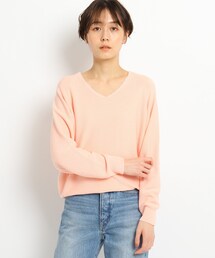 JET | ◆【ウォッシャブル】シルク混Vネックニットプルオーバー(ニット/セーター)