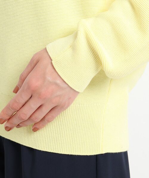 JET（ジェット）の「◆【ウォッシャブル】シルク混Vネックニットプルオーバー（ニット/セーター・レディース・ブラック/ベビーピンク/レモンイエロー/ライトグレー系7・80/04）」の19枚目の写真
