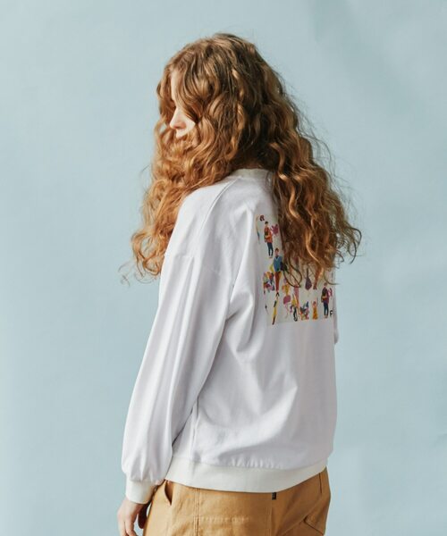 FRAPBOIS（フラボア）の「FRAPBOIS×田室綾乃×クレパス カットソー（Tシャツ/カットソー・レディース・ブラック/ホワイト・2/1）」の16枚目の写真