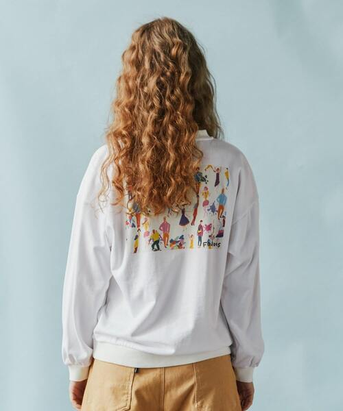 FRAPBOIS（フラボア）の「FRAPBOIS×田室綾乃×クレパス カットソー（Tシャツ/カットソー・レディース・ブラック/ホワイト・2/1）」の13枚目の写真