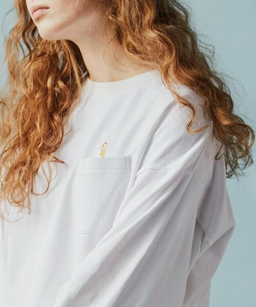 FRAPBOIS（フラボア）の「FRAPBOIS×田室綾乃×クレパス カットソー（Tシャツ/カットソー・レディース・ブラック/ホワイト・2/1）」の11枚目の写真