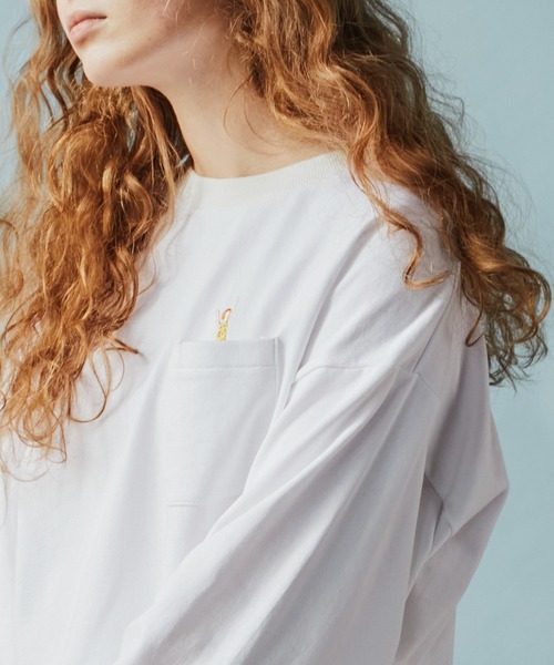 FRAPBOIS（フラボア）の「FRAPBOIS×田室綾乃×クレパス カットソー（Tシャツ/カットソー・レディース・ブラック/ホワイト・2/1）」の18枚目の写真