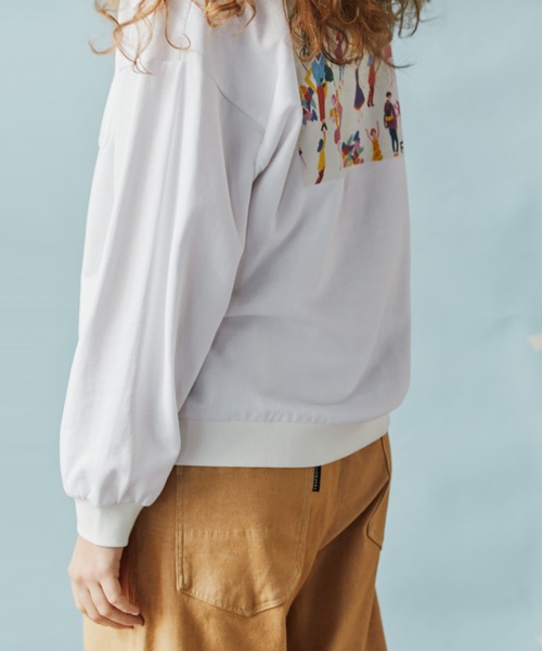 FRAPBOIS（フラボア）の「FRAPBOIS×田室綾乃×クレパス カットソー（Tシャツ/カットソー・レディース・ブラック/ホワイト・2/1）」の10枚目の写真