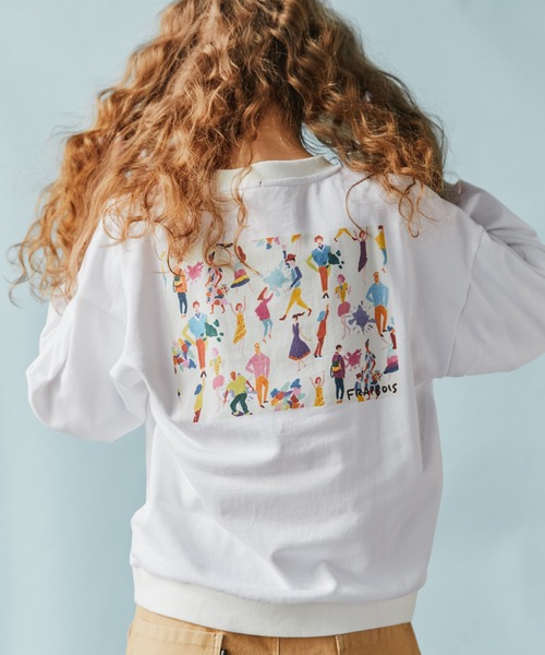 FRAPBOIS（フラボア）の「FRAPBOIS×田室綾乃×クレパス カットソー（Tシャツ/カットソー・レディース・ブラック/ホワイト・2/1）」の17枚目の写真