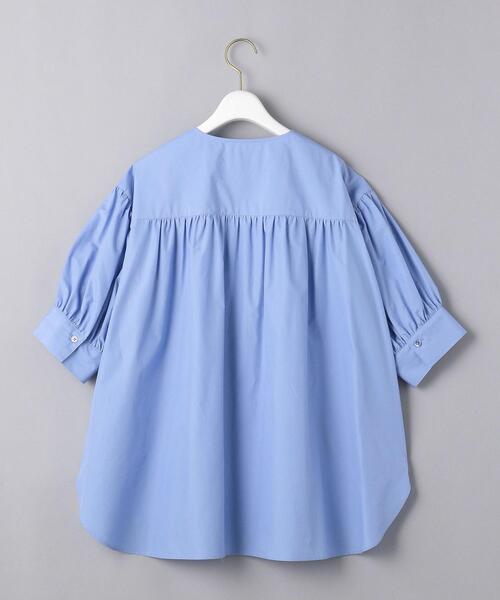 UNITED ARROWS（ユナイテッドアローズ）の「UGCMD パフスリーブ ノーカラーブラウス◆（シャツ/ブラウス・レディース・ホワイト/コバルトブルー/その他1/その他7/ネイビー・FREE）」の15枚目の写真