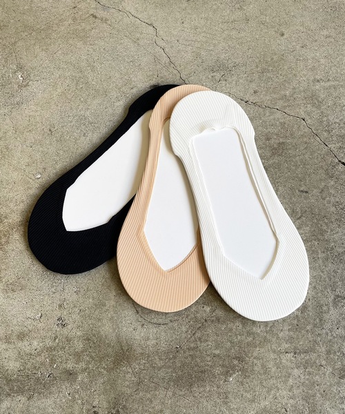 SHIZUTA（シズタ）の「SZT:レディース ぬげにくいカバーソックス 3足セット（ソックス/靴下・レディース・ホワイト系2/グレー系2/ホワイト系1/グレー系1/ブラック/ホワイト系4/ベージュ系2/ピンク/ブラック系4/グレー/ブラック系3/ホワイト/ホワイト系3/ベージュ系1/ブラウン/ブラック系2/ベージュ系4/ベージュ/ブラック系1/ベージュ系3・FREE）」の9枚目の写真